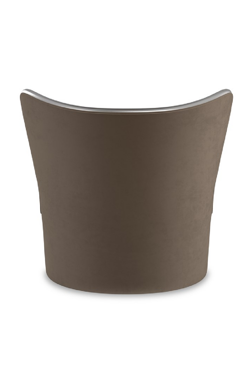 Dark Taupe Swivel Chair | Caracole Mariposa | Oroatrade.com