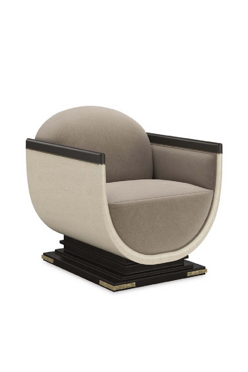 Scooped Frame Accent Chair | Caracole Helena | Oroatrade.com