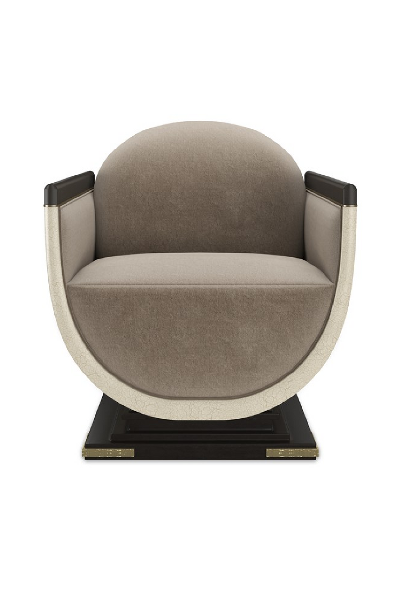 Scooped Frame Accent Chair | Caracole Helena | Oroatrade.com