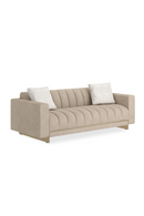 Cream Channel-Tufted Sofa | Caracole Well Balanced | Oroatrade.com