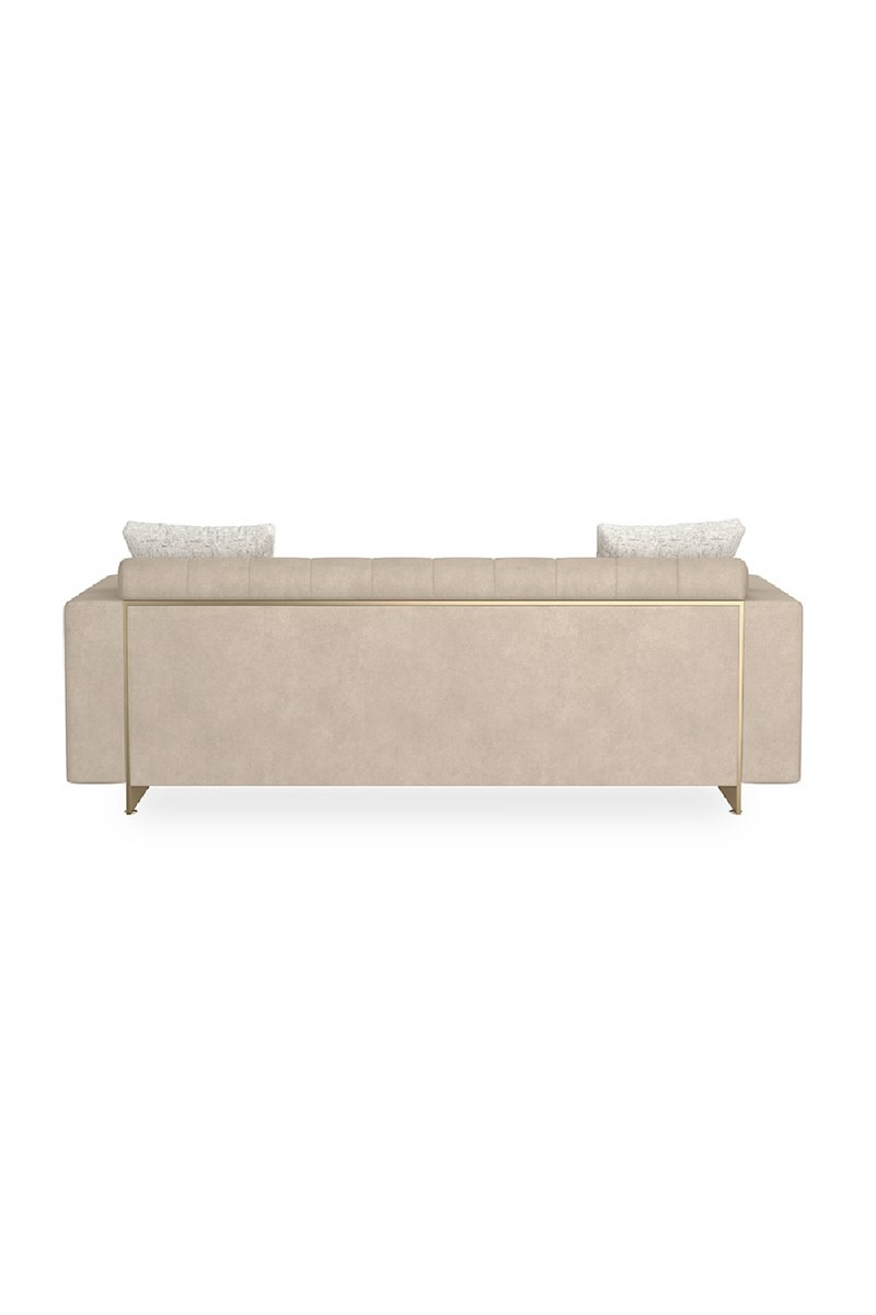 Cream Channel-Tufted Sofa | Caracole Well Balanced | Oroatrade.com