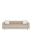 Cream Channel-Tufted Sofa | Caracole Well Balanced | Oroatrade.com
