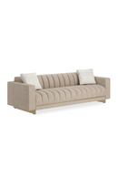 Cream Channel-Tufted Sofa | Caracole Well Balanced | Oroatrade.com