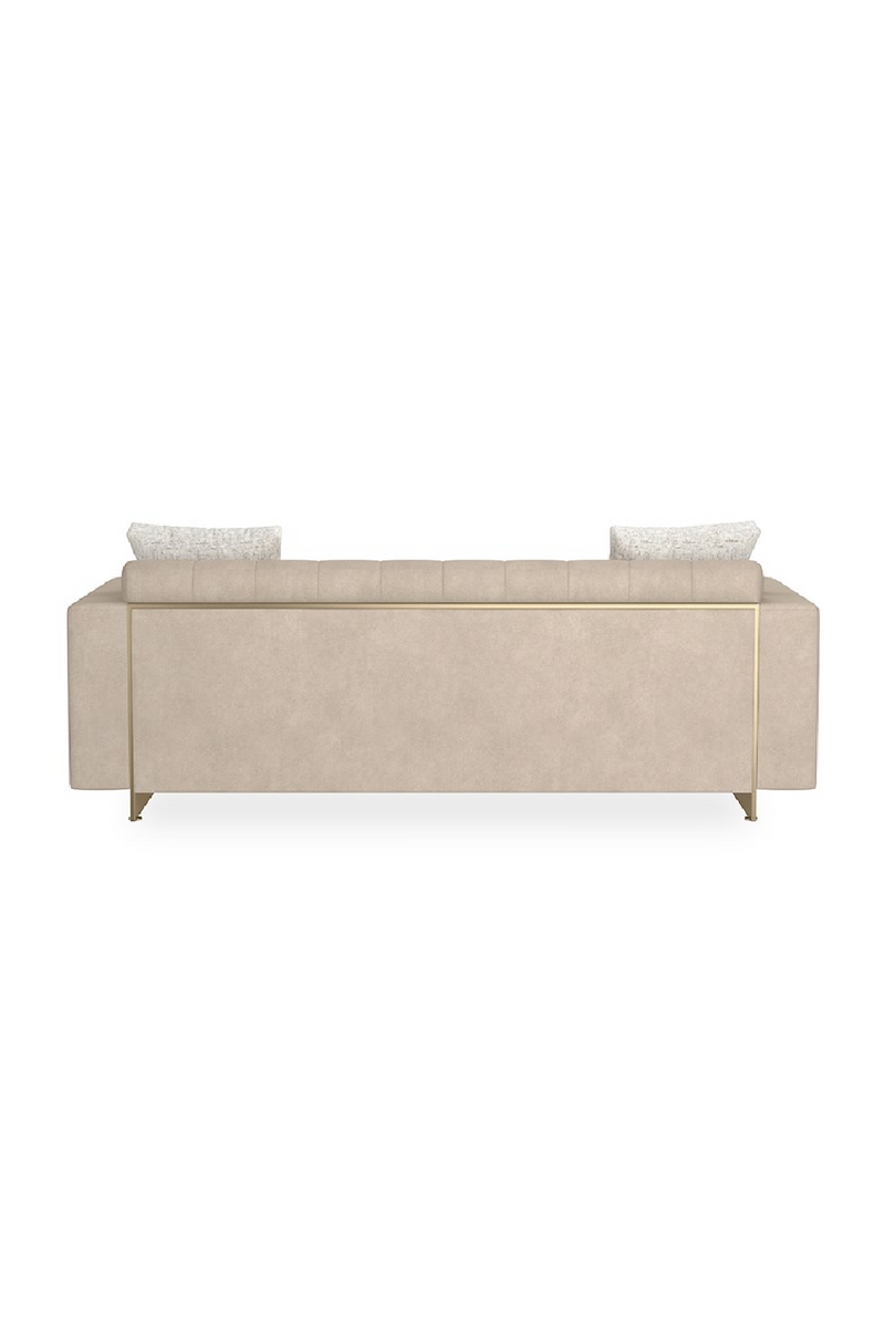 Cream Channel-Tufted Sofa | Caracole Well Balanced | Oroatrade.com