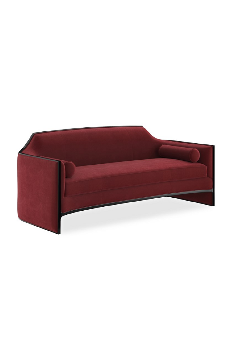 Velvet Angular Sofa | Caracole The Cat's Meow | Oroatrade.com