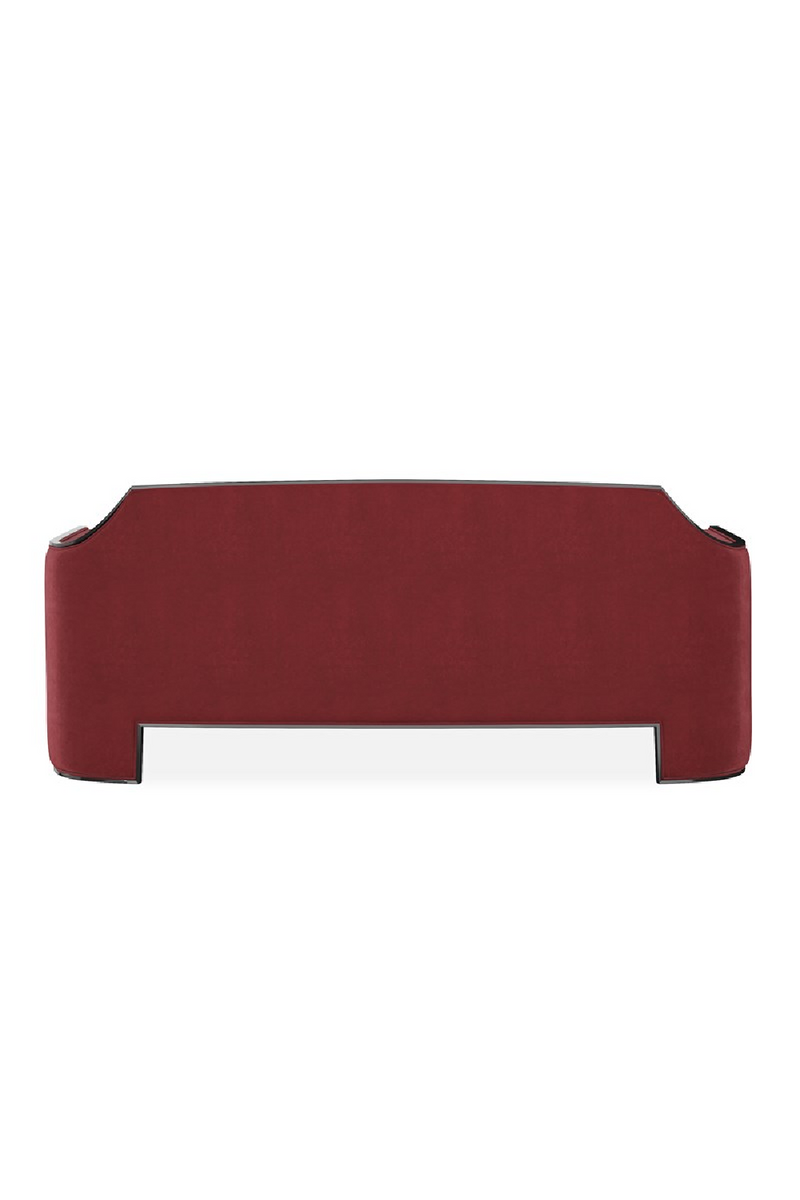 Velvet Angular Sofa | Caracole The Cat's Meow | Oroatrade.com