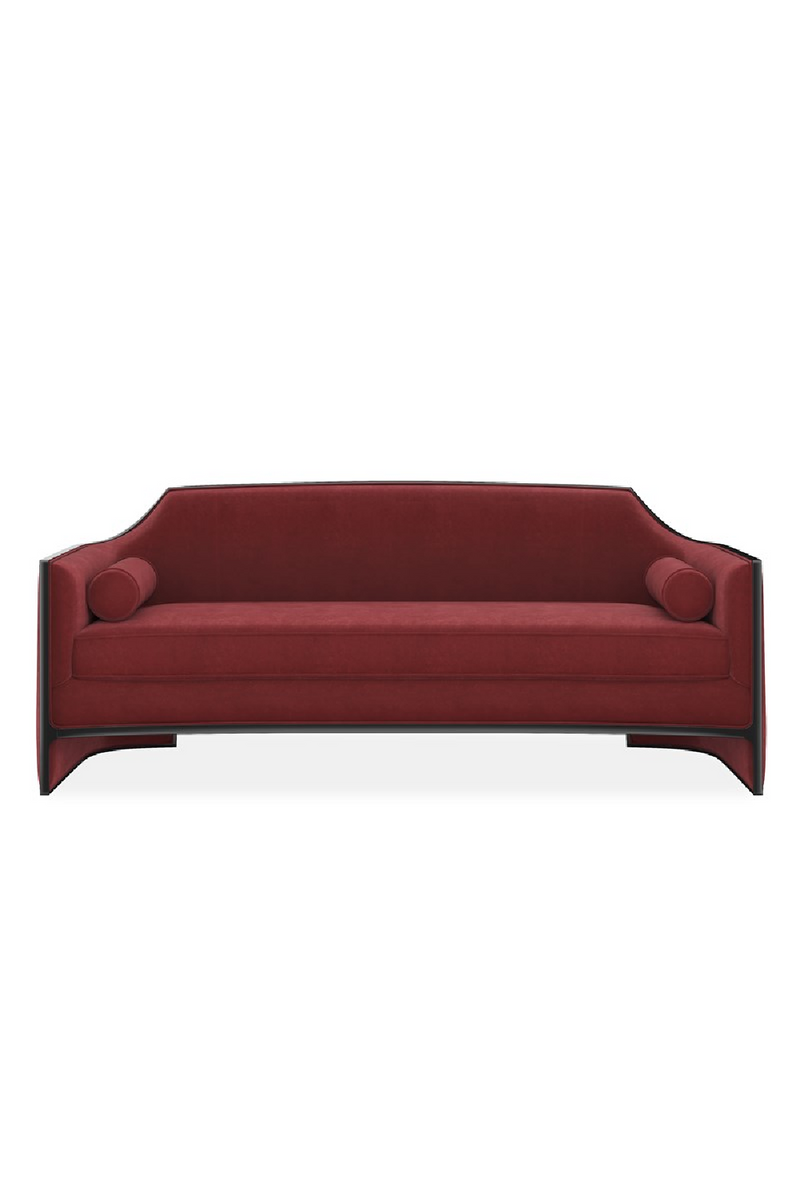 Velvet Angular Sofa | Caracole The Cat's Meow | Oroatrade.com