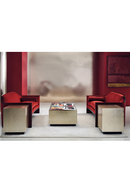 Velvet Angular Sofa | Caracole The Cat's Meow | Oroatrade.com