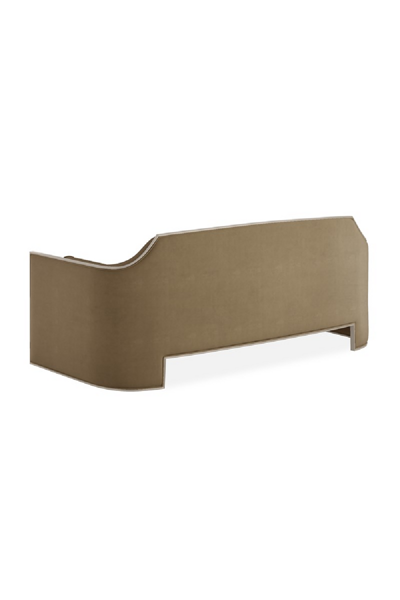 Velvet Angular Sofa | Caracole The Cat's Meow | Oroatrade.com