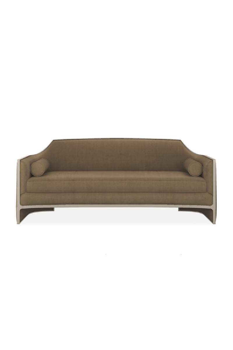 Velvet Angular Sofa | Caracole The Cat's Meow | Oroatrade.com