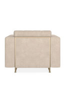 Cream Channeled Lounge Chair | Caracole Well Balanced | Oroatrade.com