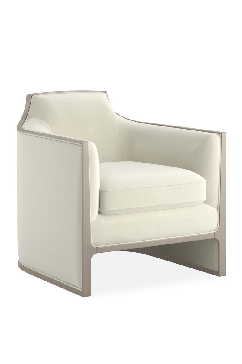 Velvet Upholstered Lounge Chair | Caracole The Cat's Meow | Oroatrade.com