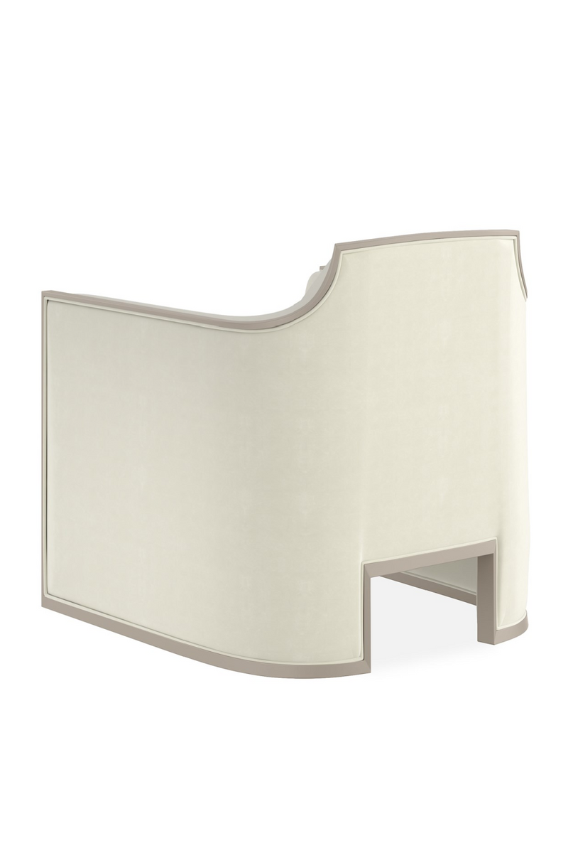Velvet Upholstered Lounge Chair | Caracole The Cat's Meow | Oroatrade.com
