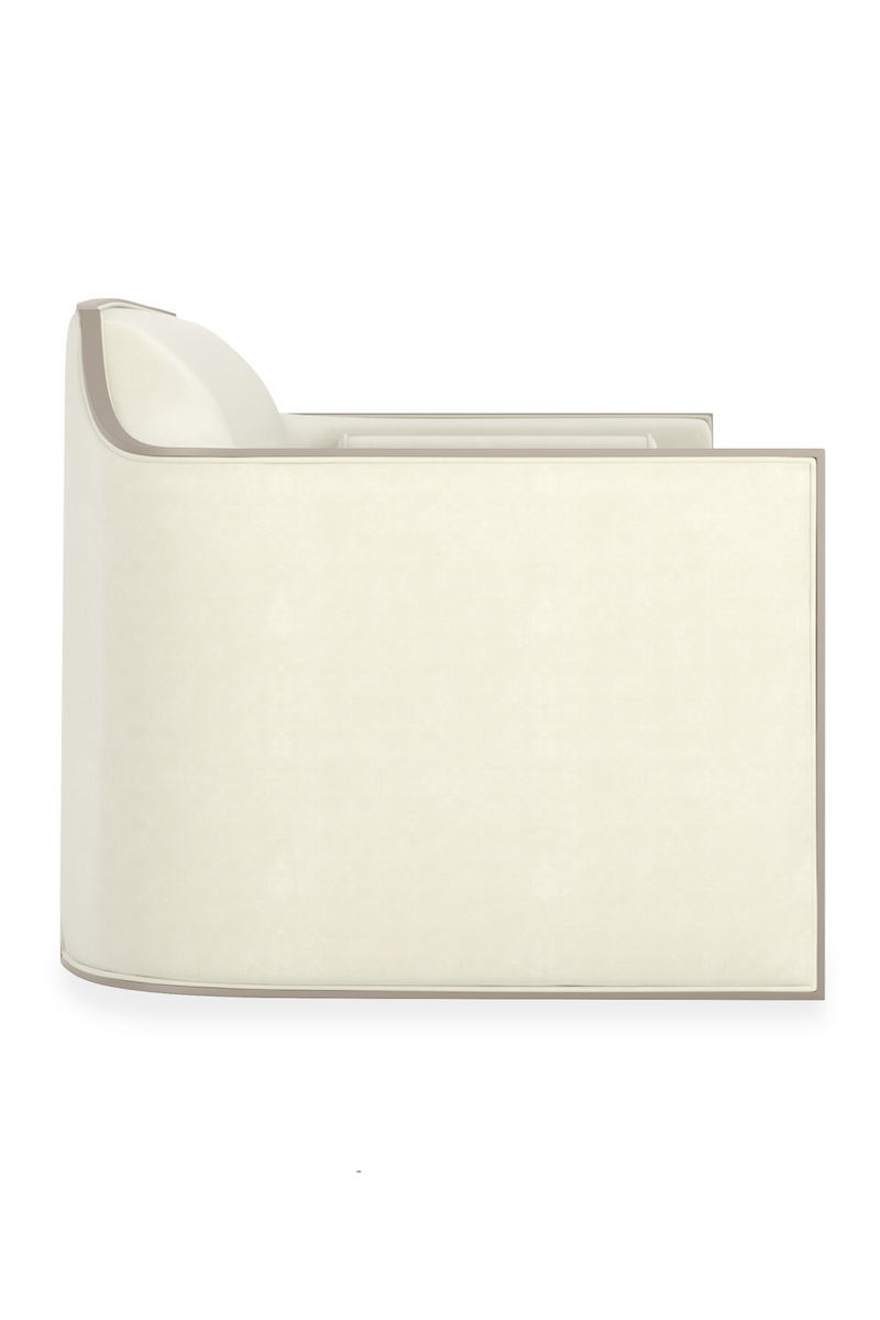 Velvet Upholstered Lounge Chair | Caracole The Cat's Meow | Oroatrade.com
