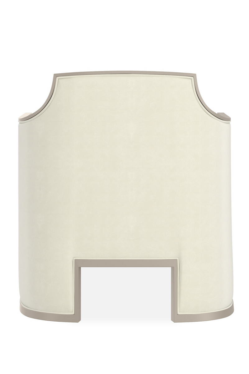 Velvet Upholstered Lounge Chair | Caracole The Cat's Meow | Oroatrade.com