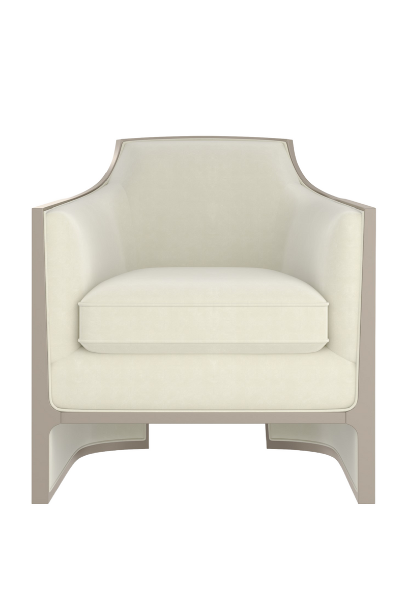 Velvet Upholstered Lounge Chair | Caracole The Cat's Meow | Oroatrade.com