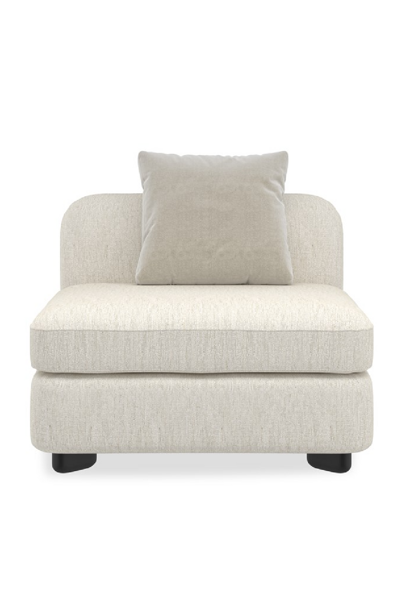 Ivory Linen Sectional Chair | Caracole Lumi | Oroatrade.com