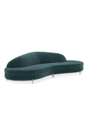 Green Velvet Sectional Sofa | Caracole Three's Company | Oroatrade.com