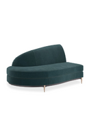 Green Velvet Sectional Sofa | Caracole Three's Company | Oroatrade.com