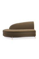 Brown Velvet Sectional Sofa | Caracole Three's Company | Oroatrade.com