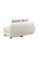 Ivory Linen Sectional Chair | Caracole Lumi