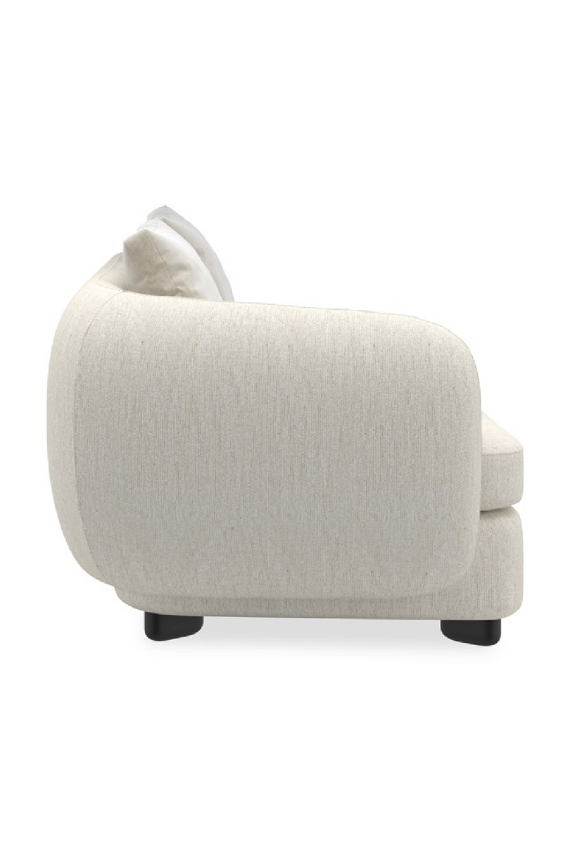 Ivory Linen Sectional Chair | Caracole Lumi | Oroatrade.com