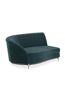Green Velvet Sectional Sofa | Caracole Three's Company | Oroatrade.com
