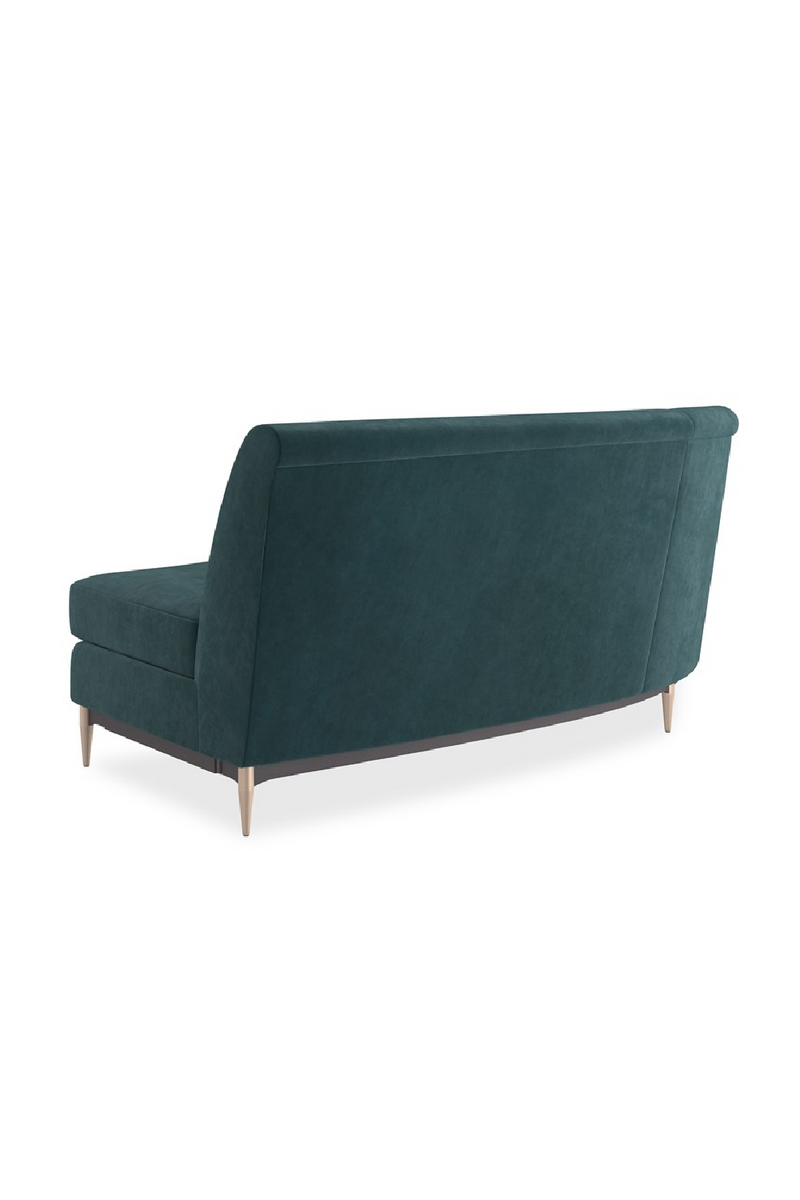 Green Velvet Sectional Sofa | Caracole Three's Company | Oroatrade.com