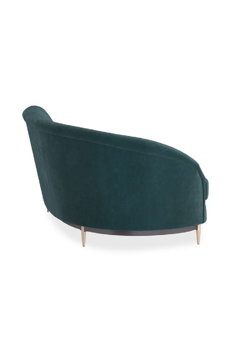 Green Velvet Sectional Sofa | Caracole Three's Company | Oroatrade.com