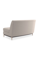 Beige Velvet Sectional Sofa | Caracole Three's Company | Oroatrade.com