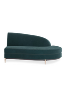 Green Velvet Sectional Sofa | Caracole Three's Company | Oroatrade.com
