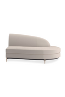 Beige Velvet Sectional Sofa | Caracole Three's Company | Oroatrade.com