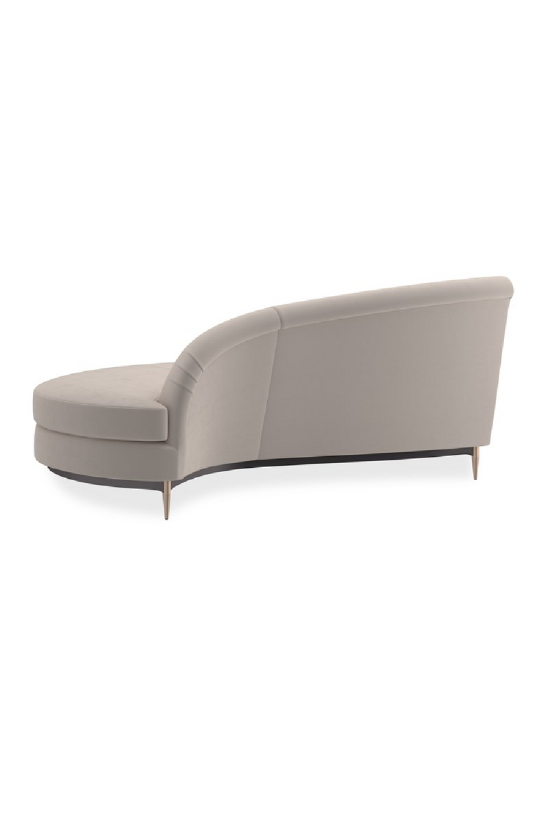 Beige Velvet Sectional Sofa | Caracole Three's Company | Oroatrade.com