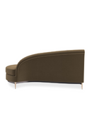 Brown Velvet Sectional Sofa | Caracole Three's Company | Oroatrade.com