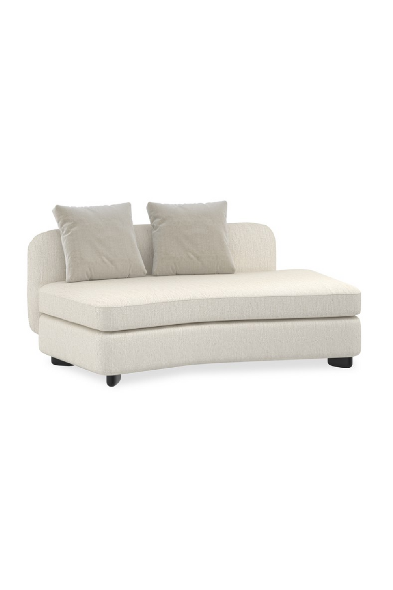 Ivory Linen Sectional Chair | Caracole Lumi | Oroatrade.com