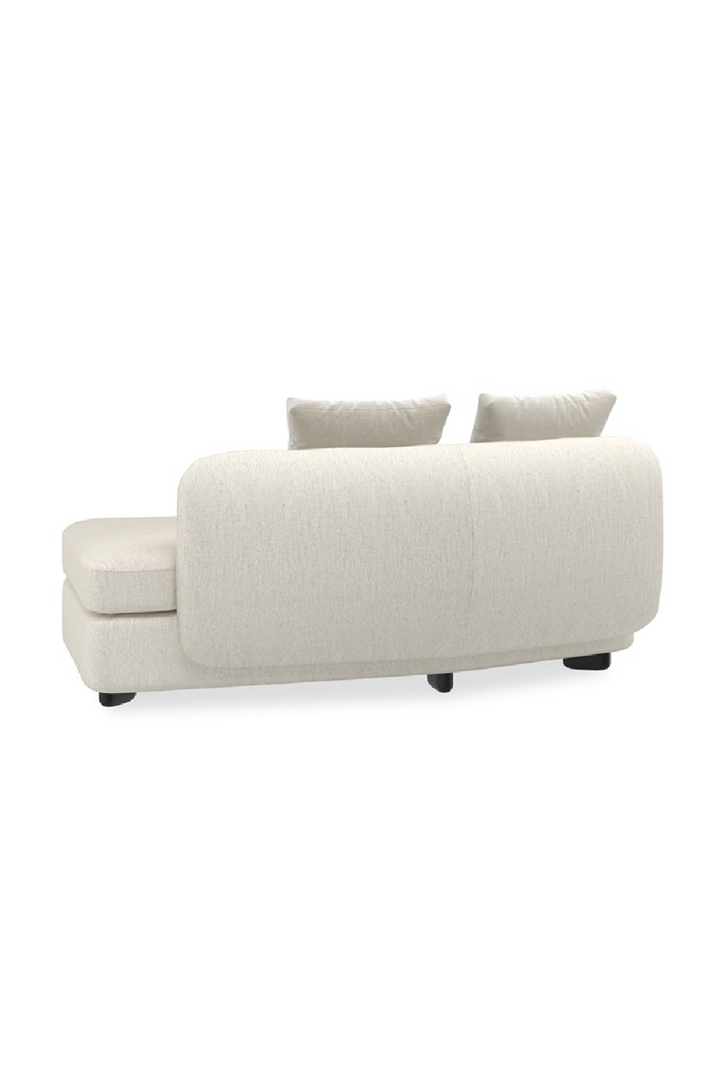 Ivory Linen Sectional Chair | Caracole Lumi | Oroatrade.com