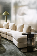 Ivory Linen Sectional Chair | Caracole Lumi | Oroatrade.com