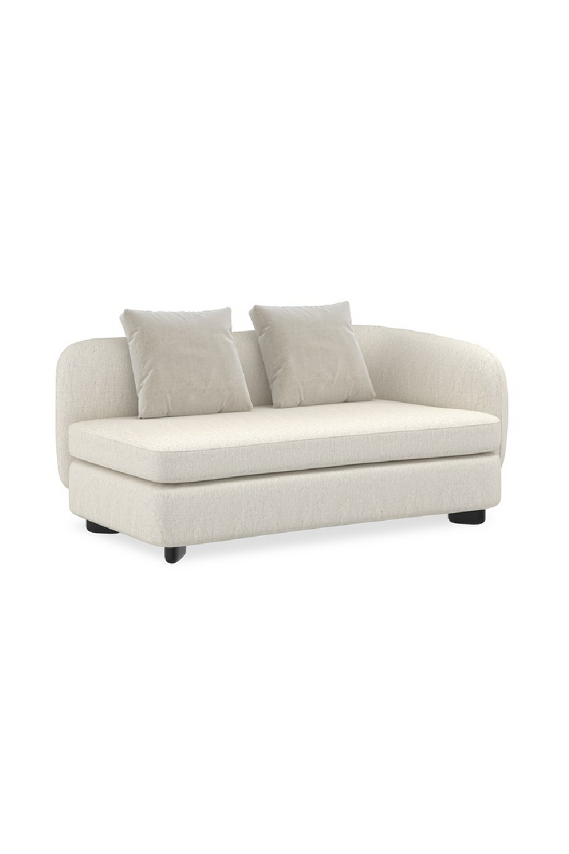 Ivory Linen Sectional Chair | Caracole Lumi | Oroatrade.com