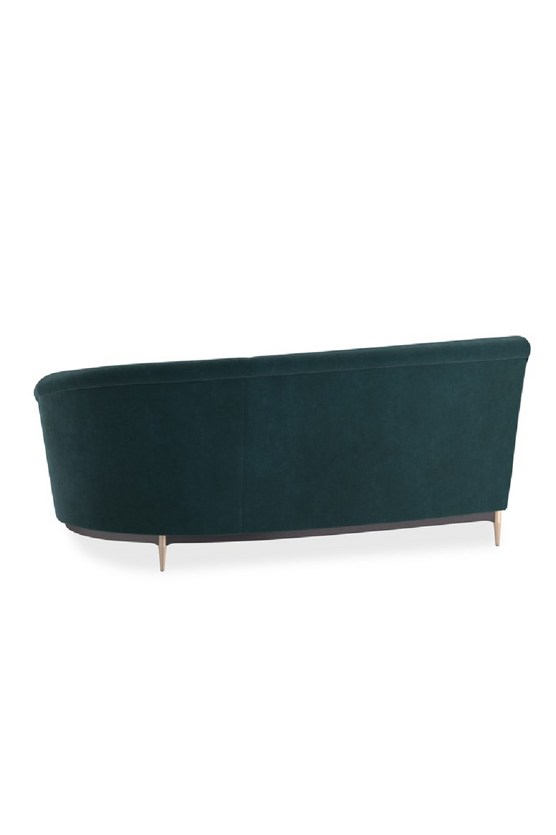 Green Velvet Sectional Sofa | Caracole Three's Company | Oroatrade.com