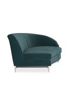 Green Velvet Sectional Sofa | Caracole Three's Company | Oroatrade.com