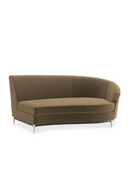 Brown Velvet Sectional Sofa | Caracole Three's Company | Oroatrade.com