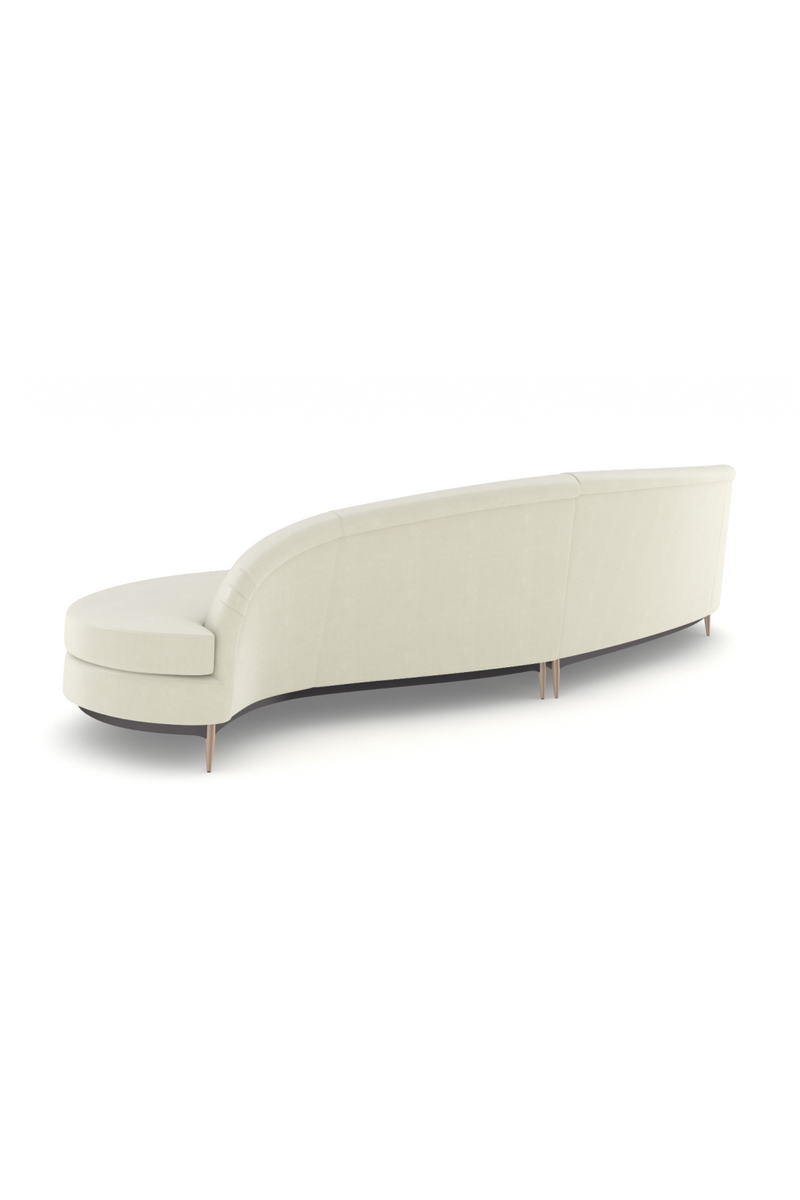 Curved 2-Piece Sectional Sofa | Caracole Three'S Company | Oroatrade.com