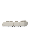 Ribbed Linen 4-Piece Sectional Sofa | Caracole Lumi | Oroatrade.com