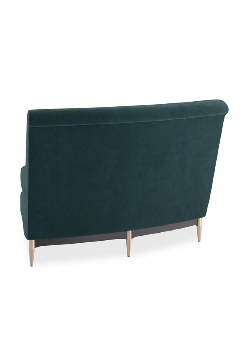 Green Velvet Sectional Sofa | Caracole Three's Company | Oroatrade.com