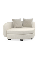Ivory Linen Sectional Chair | Caracole Lumi | Oroatrade.com