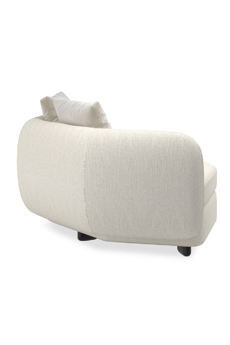 Ivory Linen Sectional Chair | Caracole Lumi | Oroatrade.com