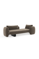 Taupe Velvet Bedroom Chaise | Caracole Overlap | Oroatrade.com