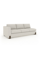 Woven Fabric Single-Armed Sofa | Caracole Counter Balance