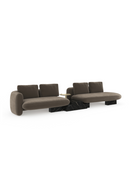 Right Bumper Linen Sectional Sofa | Caracole Overlap | Oroatrade.com