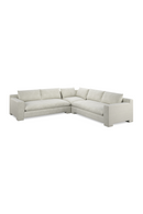 Ivory Velvet Sectional Sofa L | Caracole Devon | Oroatrade.com